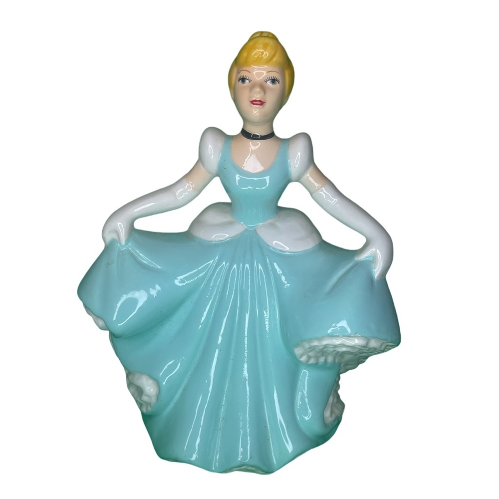 Disney Cinderella Ceramic Glass Figurine - Vintage/Disneyland Limited Edition